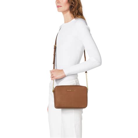 jet set travel saffiano leather michael kors|Michael Kors saffiano leather crossbody.